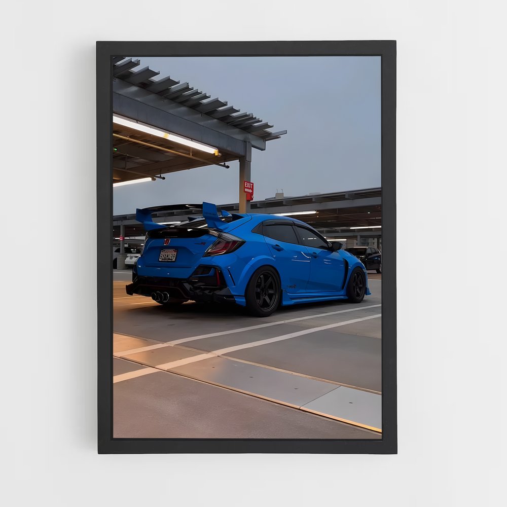 Poster Turbo City – affiche Honda (vue 2)